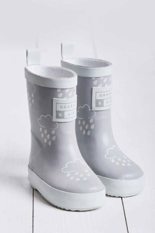 Little Kids Grey Colour-Revealing Wellies