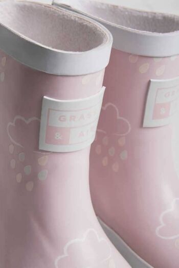 Bottes en caoutchouc révélatrices de couleur rose bébé Little Kids 3