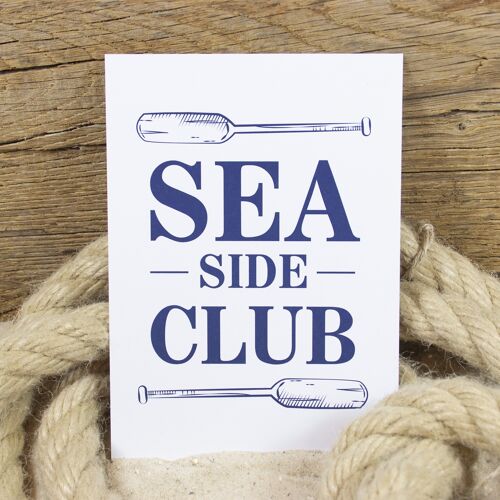 Postkarte "Sea Side Club"