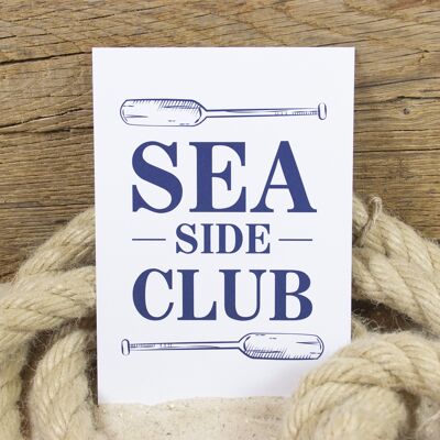 Postcard "Seaside Club"