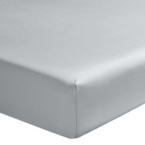 DRAP HOUSSE 160X200CM 100% SATIN DE COTON 70 FILS -ORAGE