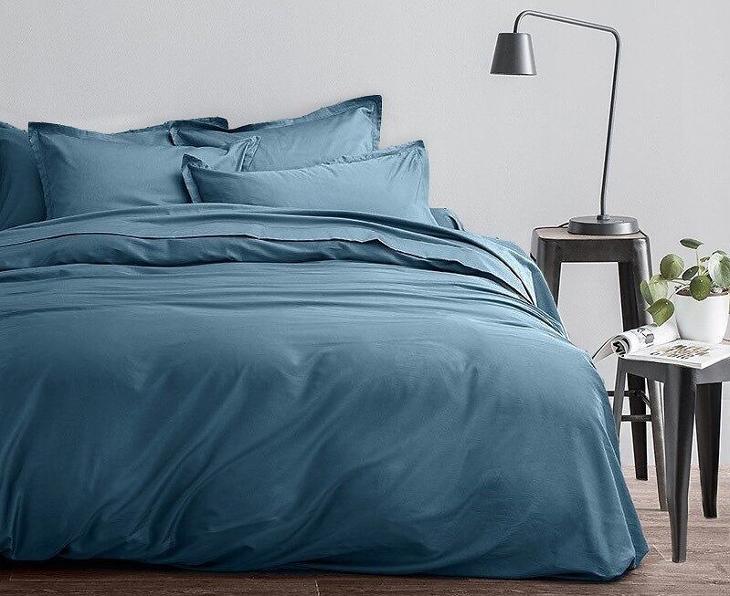 Copripiumino Horizon 3 pezzi 240x220cm 100% raso di cotone 70 fili