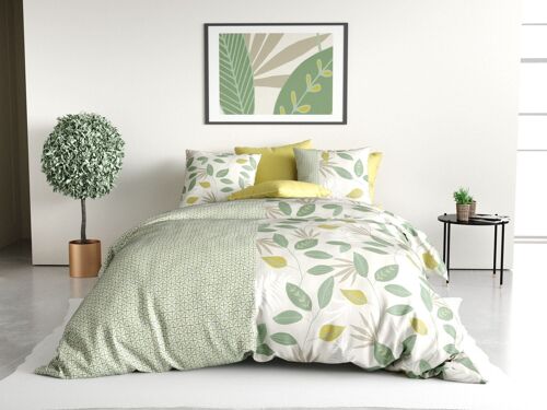 PARURE DE COUETTE 3 PCS 220X240CM 100% COTON 57 FILS -ARECA