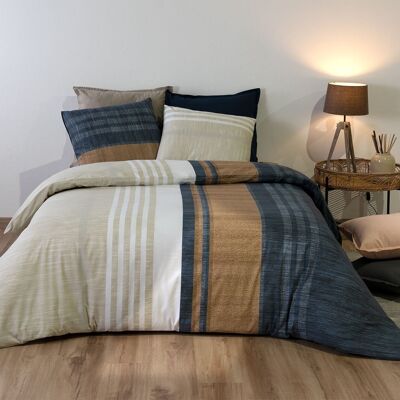 SET PIUMINO 3PZ 240X220CM 100% COTONE 71 FILI/CM2 - ROMANE