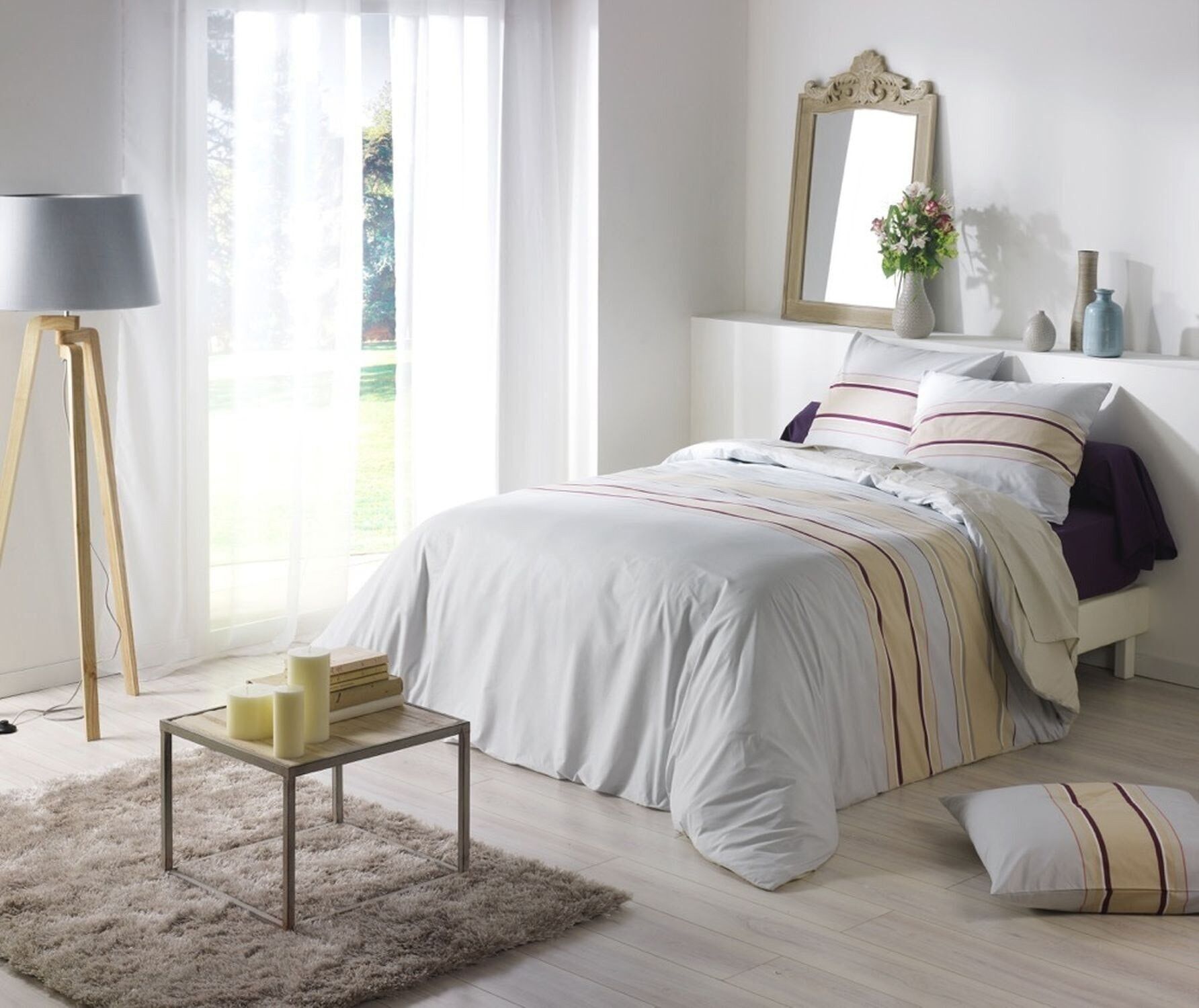 SET PIUMINO 3 PZ 260X240 CM 100% COTONE ODAYA