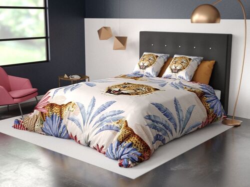 PARURE DE COUETTE 3PCS 260X240CM 100% COTON 47 FILS/CM2-JAVA