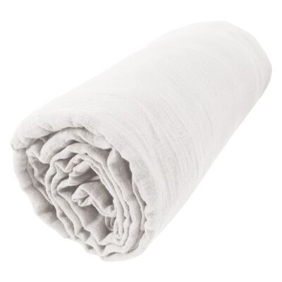 FITTED SHEET 90X190CM 100% COTTON GAUZE Chantilly