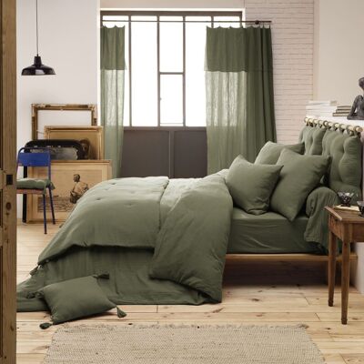 DUVET COVER 200x200CM 100% COTTON GAUZE ROSEMARY