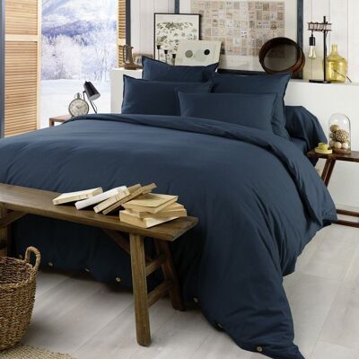 DUVET COVER 260x240CM 100% FLANNEL NIGHT