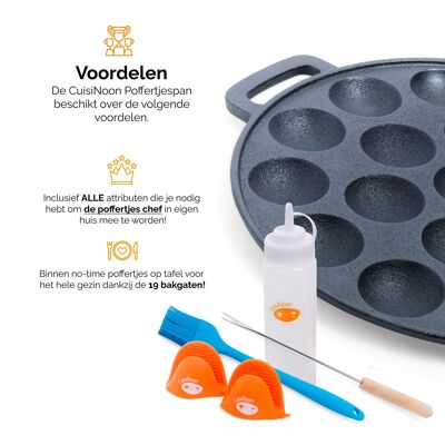 CuisiNoon Poffertjespan - Premium