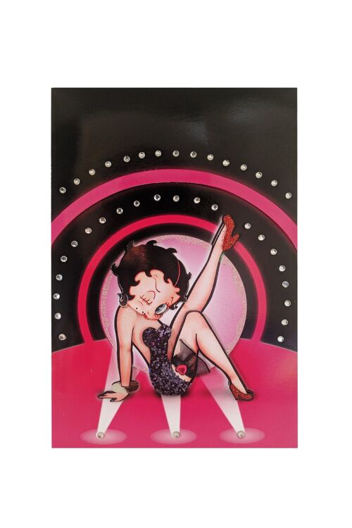 Betty Boop Stepping Out Decoupage Blank Greetings Card (3d)