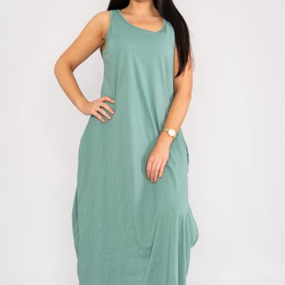 Lake Green comfortable maxi dress