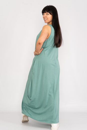 Robe longue confortable Lake Green 3