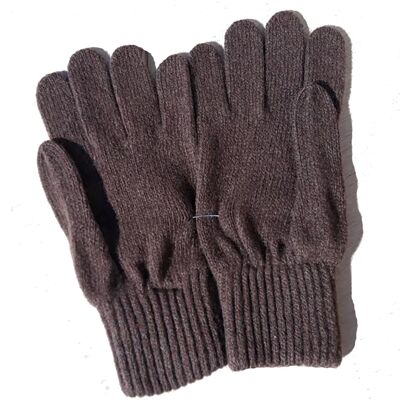 womens gloves - brown