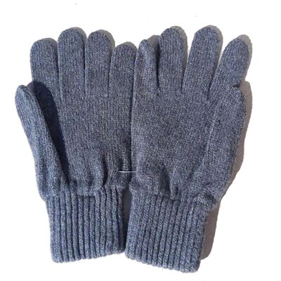womens gloves - grey