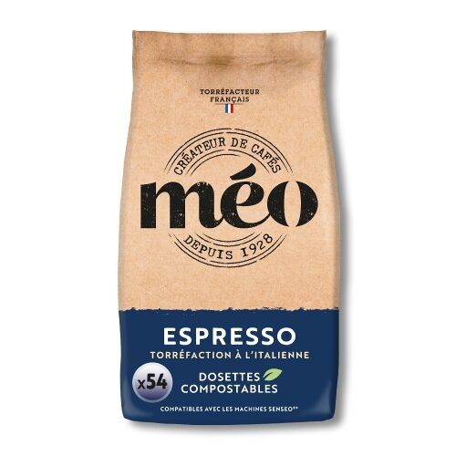 Café en Dosette 7GX54 - Méo Espresso Torréfaction à l'Italienne