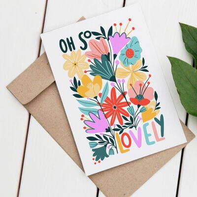 Oh So Lovely, Greetings Card