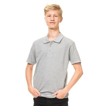 Organic Classic Polo Short Sleeve, avec impression personnalisée 3