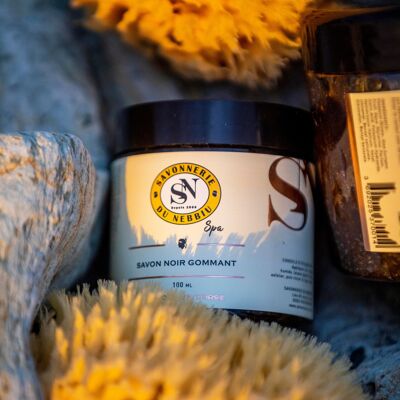 Sapone nero esfoliante - viso