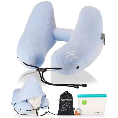 AIR travel pillow - size M - light blue