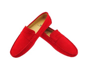 Chaussures - Driver - Rouge Anglais 4