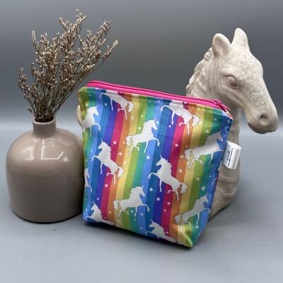 Reusable Sandwich Bag- Rainbow Unicorn Design