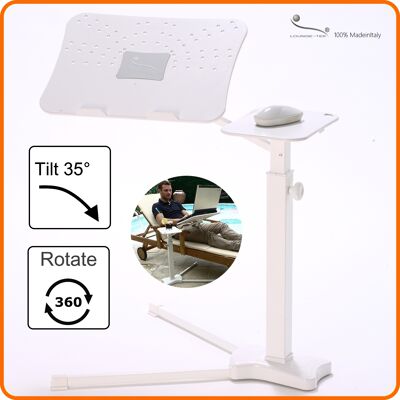 Lounge-book White laptop stand