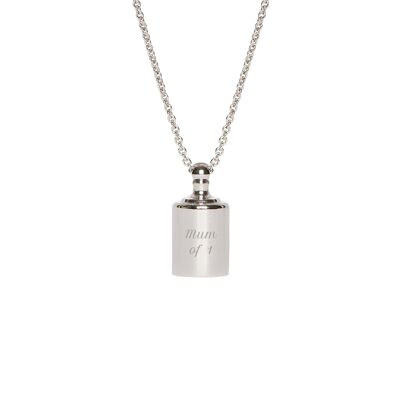 Collier Mon Petit Poids Argent - "Mum of 1"