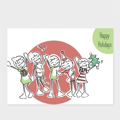 Noël | carte postale Carte de Noël Joyeuses Fêtes