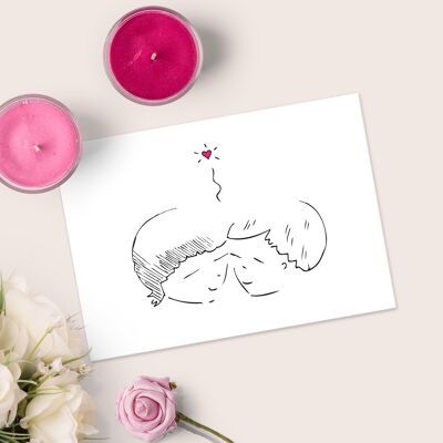amour | carte postale intimité