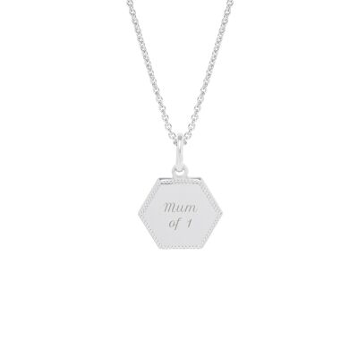 Henriette Silver Necklace - "Mum of" 1-1