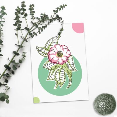 Cartolina | Fiore di carta