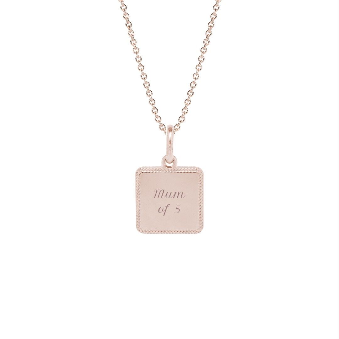 Collana Alice Placcato oro rosa - "Mum of" 5-5