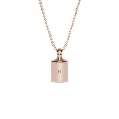 Necklace Mon Petit Poids Rose gold plated - "Astro sign"-Pisces