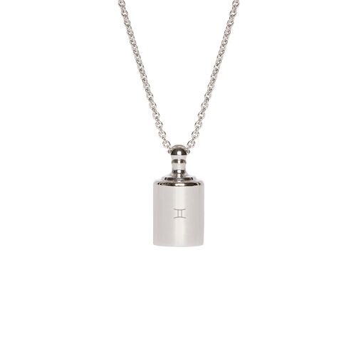 Collier Mon Petit Poids Argent - "Signe astro"-Gémeaux