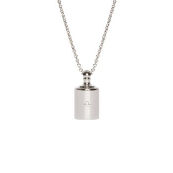 Collier Mon Petit Poids Argent - "Signe astro"-Balance