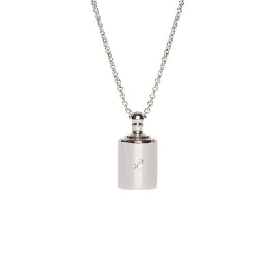 Mon Petit Poids Silver necklace - "Astro sign"-Sagittarius