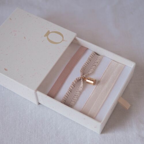 Coffret bracelets nude Mon Petit Poids Plaqué or jaune - "Signe astro"-Cancer