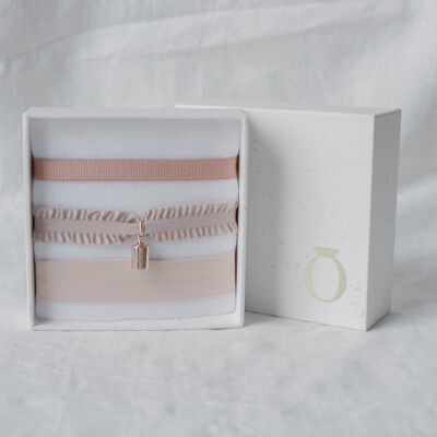 Mon Petit Poids nude bracelets box Rose gold plated - "Astro sign"-Aries