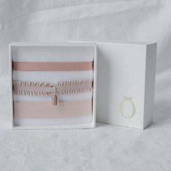 Coffret bracelets nude Mon Petit Poids Plaqué or rose - "Signe astro"-Cancer