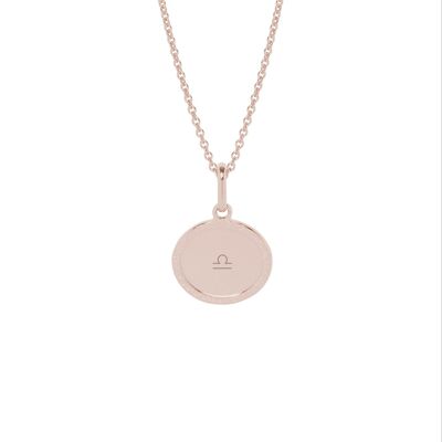 Collana Madeleine Placcato oro rosa - "Segno Astro" - Bilancia