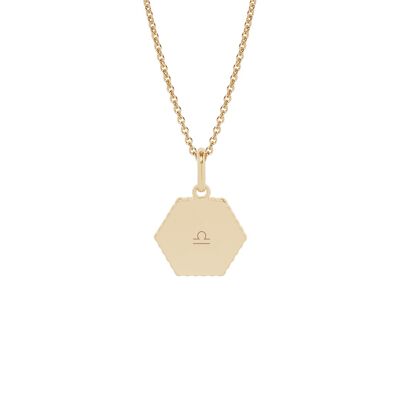 Collana Henriette Placcato oro giallo - "Segno Astro" - Bilancia