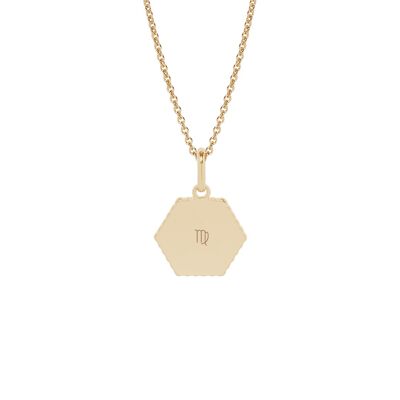 Necklace Henriette Yellow gold plated - "Astro sign"-Virgo