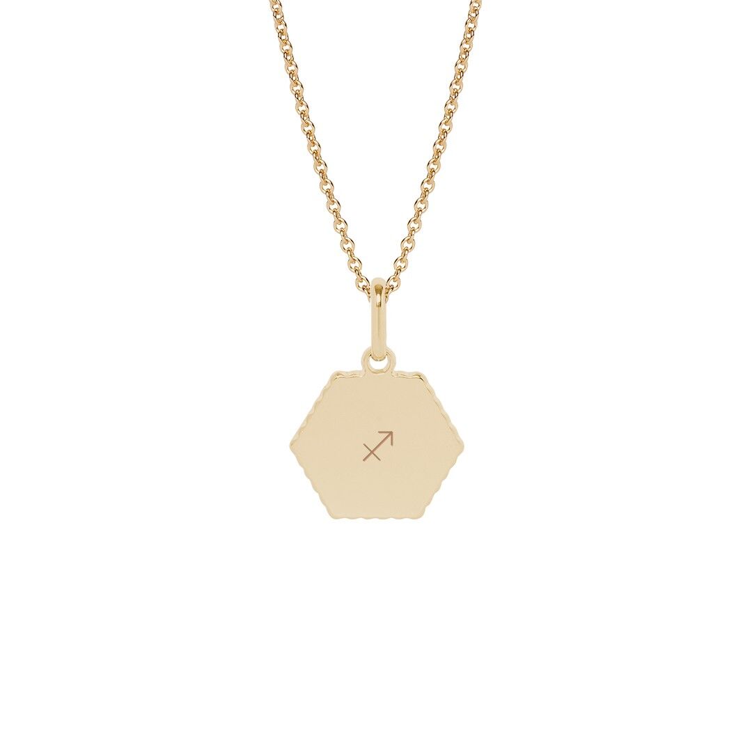 Collana Henriette Placcato oro giallo - "Segno Astro" - Sagittario