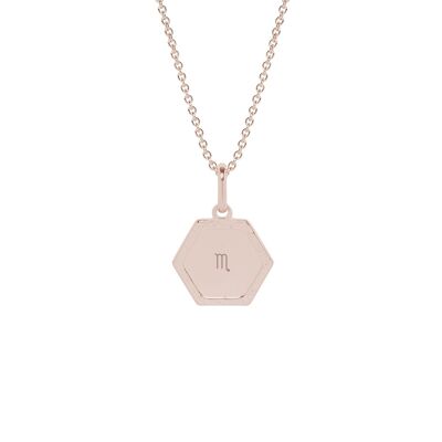 Henriette necklace Rose gold plated - "Astro sign"-Scorpio