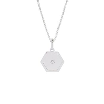 Collier Henriette Argent - "Signe astro"-Cancer