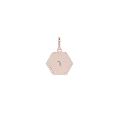 Medal Henriette Rose gold plated - "Astro sign"-Scorpio