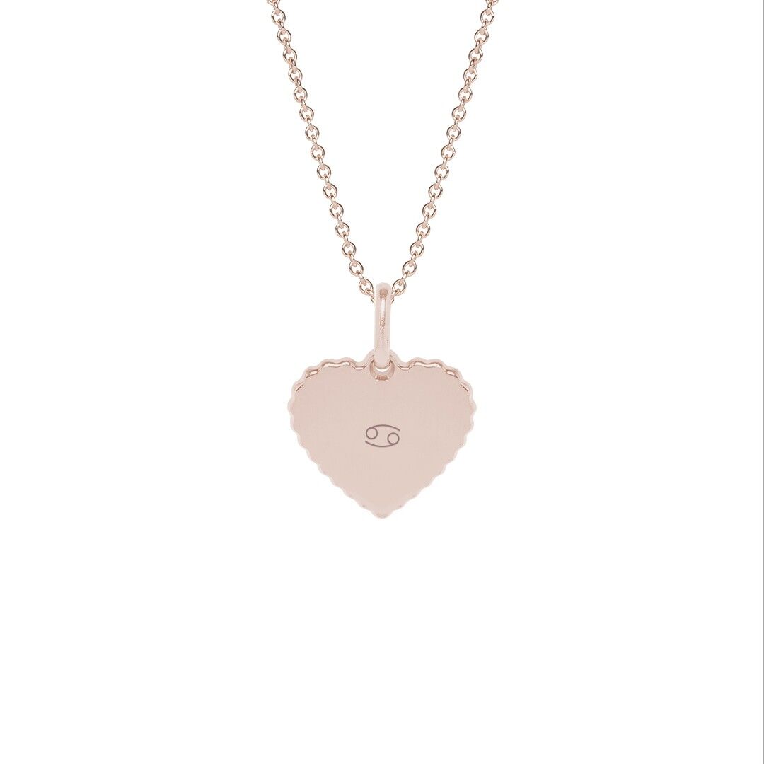 Collana Simone Placcato oro rosa - "Segno Astro" - Cancro