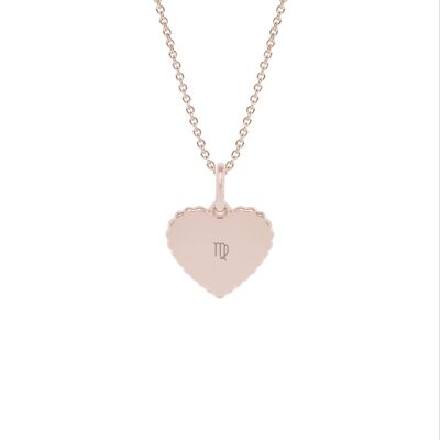 Simone Necklace Rose gold plated - "Astro sign"-Virgo