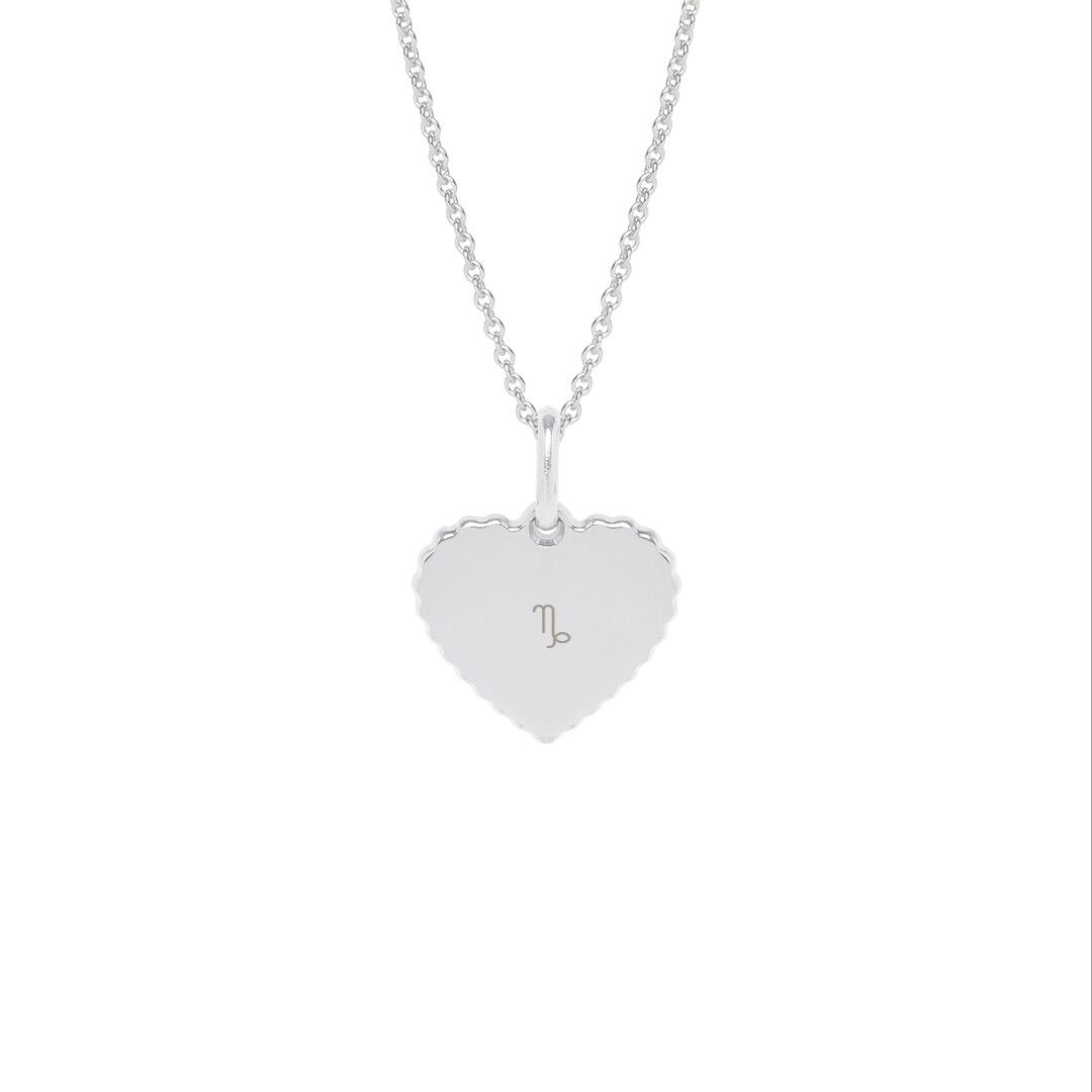 Collier Simone Argent - "Signe astro"-Capricorne